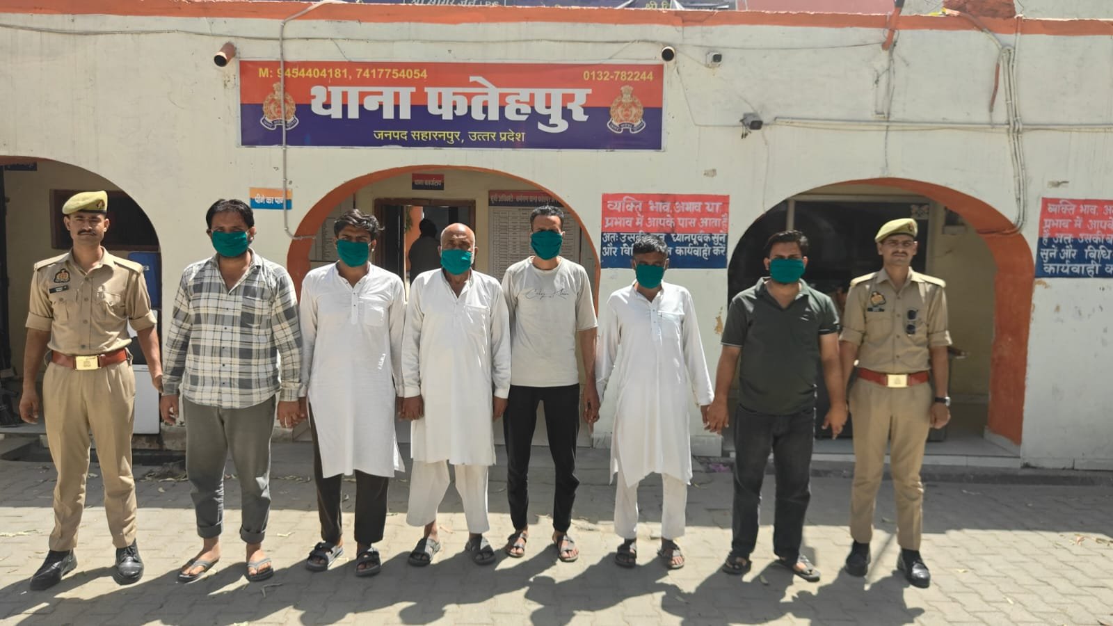 जमीन और ट्यूबवेल के विवाद में जानलेवा हमला करने वाले 06 वांछित अभियुक्त गिरफ्तार